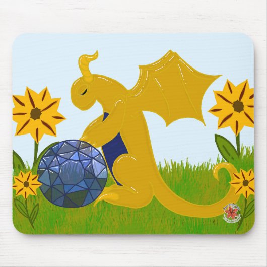 Edelsteine und Drachen September-Mauspad Mousepad (Vorne)