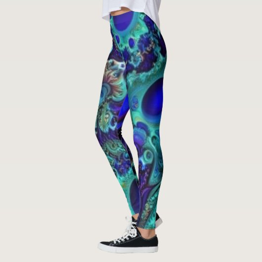 Edelsteine und Federn2 Leggings (Links)