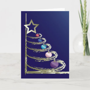 Edelsteine und Juwelen Feiertagskarte
