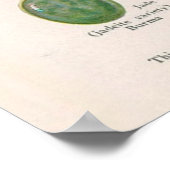 Edelsteine und Wertvolle Steine-Poster Poster (Ecke)