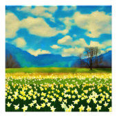 Edelsteinfelder - Malerei Fotodruck (Vorne)