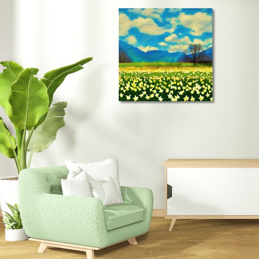 Edelsteinfelder - Malerei Fotodruck