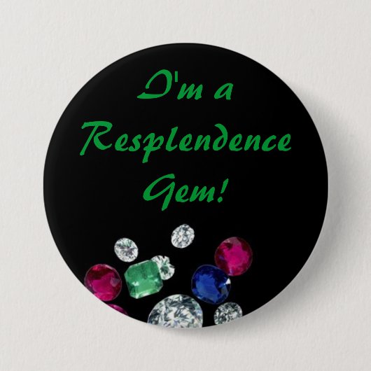 Edelsteinknopf Button (Vorderseite)