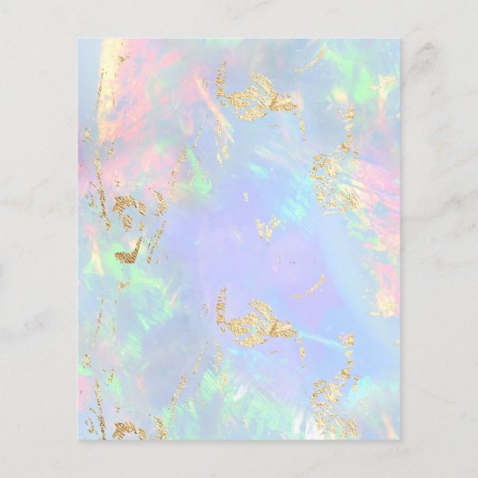 Edelsteinopal-IMITATE irisierend Flyer (Hinten)