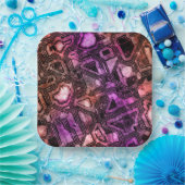 Edelsteinschaltungen - Astro-Flamme: Pappteller (Party)