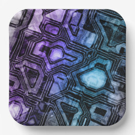 Edelsteinschaltungen - Astro-Schatten: Pappteller