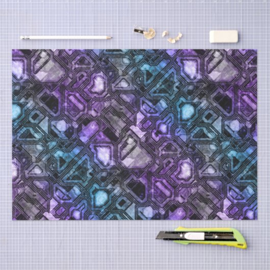 Edelsteinschaltungen - Astro-Schatten: Seidenpapier (Handwerk)