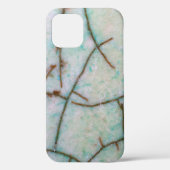 Edelsteinserie - Light Turquoise Cracked Case-Mate iPhone Hülle (Rückseite)