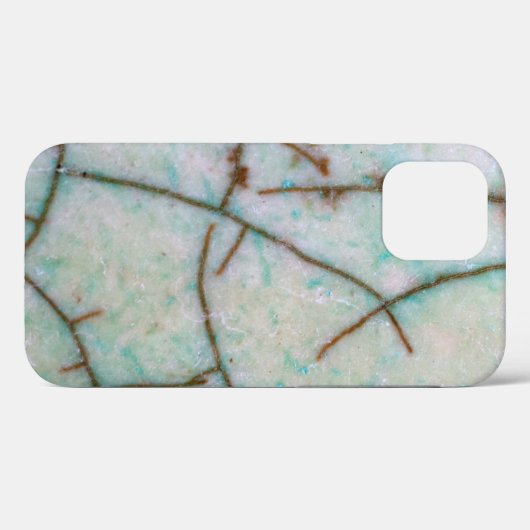 Edelsteinserie - Light Turquoise Cracked Case-Mate iPhone Hülle (Rückseite (Horizontal))