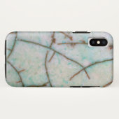 Edelsteinserie - Light Turquoise Cracked Case-Mate iPhone Hülle (Rückseite (Horizontal))