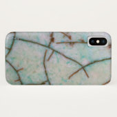 Edelsteinserie - Light Turquoise Cracked Case-Mate iPhone Hülle (Rückseite (Horizontal))