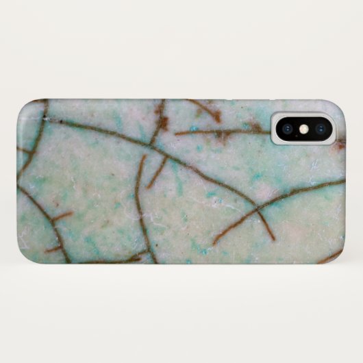 Edelsteinserie - Light Turquoise Cracked Case-Mate iPhone Hülle (Rückseite (Horizontal))