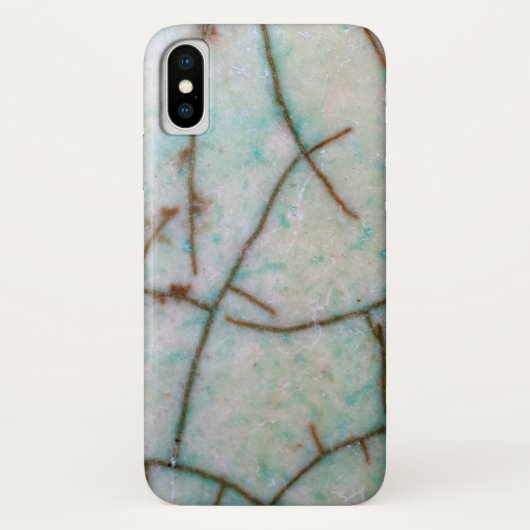 Edelsteinserie - Light Turquoise Cracked Case-Mate iPhone Hülle (Rückseite)
