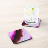 Edelsteinserie - Lila Tor mit Quarz Untersetzer (Rechte Seite)