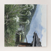 Edelweiss-Alpen-Bergpuzzle Puzzle (Horizontal)