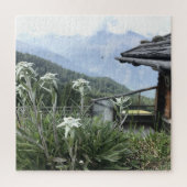 Edelweiss-Alpen-Bergpuzzle Puzzle (Vertikal)
