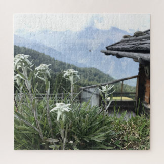 Edelweiss-Alpen-Bergpuzzle Puzzle