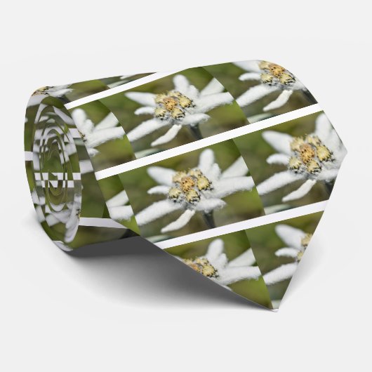 Edelweiss-AlpenBlume Krawatte (Gerollt)
