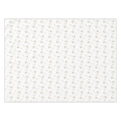 Edelweiss Alpine Blume Aquarelltafel Tischdecke (Vorderseite (Horizontal))