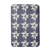 Edelweiss alpine Blume Badematte (Vorderseite Vertikal)