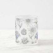 Edelweiss and Gentian Flower Mug Mattglastasse (Mittel)