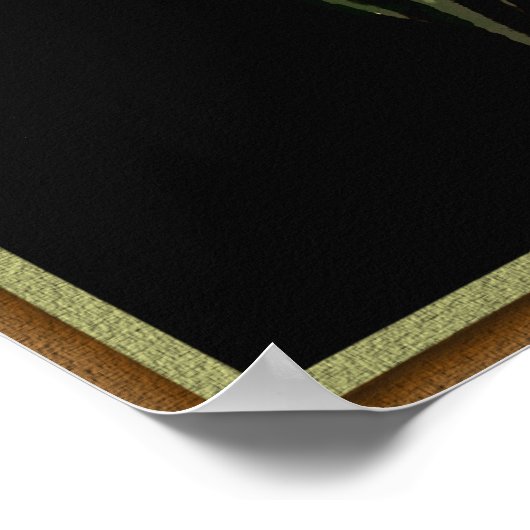 Edelweiss Artwork Print Poster (Ecke)