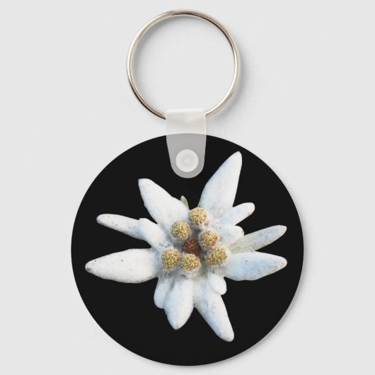 Edelweiss Bloom Schlüsselanhänger (Vorderseite)