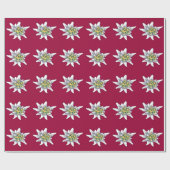 Edelweiss Blume Geschenkpapier (Flach)