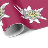 Edelweiss Blume Geschenkpapier (Rolleneckpunkt)