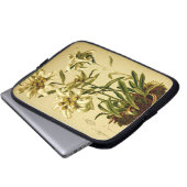 Edelweiss Blume Laptop Sleeve Pouch Case (Vorne Knopf)