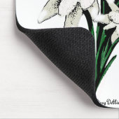 Edelweiss Blumen Mousepad (Ecke)