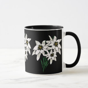 Edelweiss Blumen-Tasse Tasse