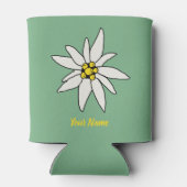 Edelweiss Chalet Blume Retro Huts Vintag Alm Dosenkühler (Rückseite)