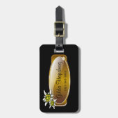 Edelweiss Custom Luggage Tag Gepäckanhänger (Vorderseite vertikal)