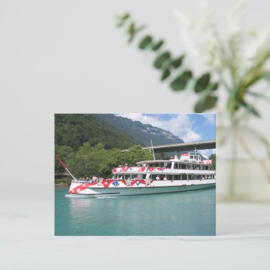 Edelweiss, Dampfer Postkarte (Stehend Vorderseite)