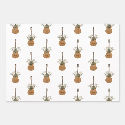 Edelweiss Duet mit Guitar Sweet Alpine Geschenkpapier Set (Vorderseite 3)