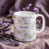 Edelweiss HandIllustrierte Personalisierte Wasserf Kaffeetasse
