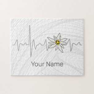 Edelweiss Heartbeat Oktoberfest Vintag Souvenir Puzzle