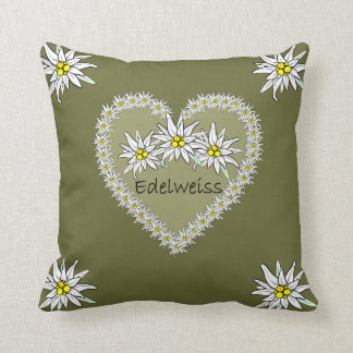 Edelweiss Herz-Amerikaner MoJo Kissen