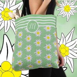 Edelweiss N Streifen Hellgrüne Tasche