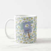 Edelweiss Niedlich Hand Illustriert den Klang der Kaffeetasse (Links)