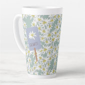 Edelweiss Niedlich Hand-Illustrierte Latte-Tasse Milchtasse (Linke Ecke)