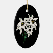 Edelweiss-Ornament Keramik Ornament (Rechts)