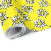 Edelweiß rein geschenkpapier (Rolleneckpunkt)