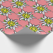Edelweiß rein geschenkpapier (Ecke)