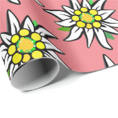 Edelweiß rein geschenkpapier (Rolleneckpunkt)