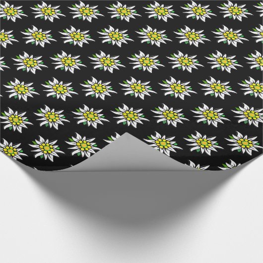 Edelweiß rein geschenkpapier (Ecke)