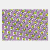 Edelweiß rein geschenkpapier set (Vorderseite)