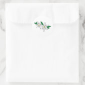 Edelweiss Runder Aufkleber (Tasche)