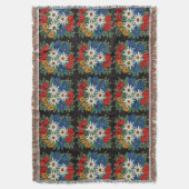 Edelweiss Schweizer alpine Blume Decke (Vorderseite Vertikal)